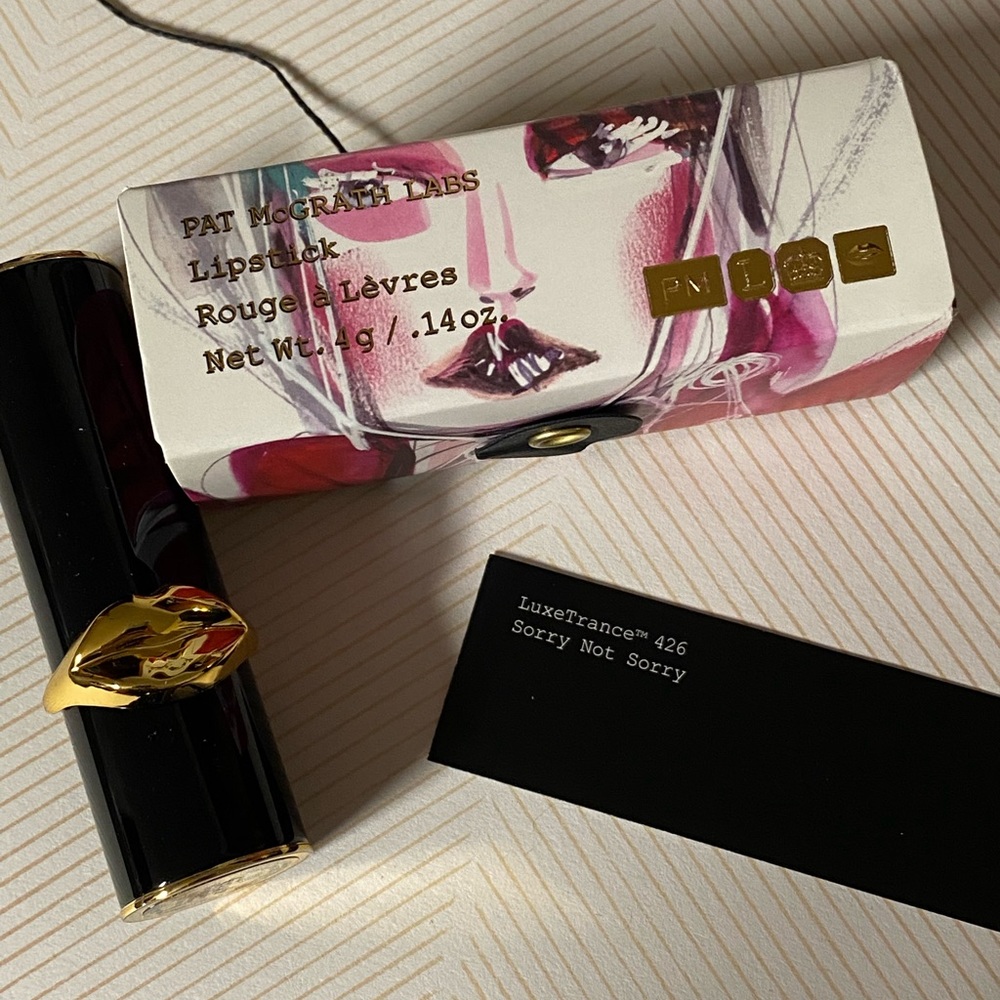 Pat McGrath LuxeTrance Lipstick #426 Sorry Not Sorry NIB